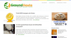 Desktop Screenshot of gesundheute.com